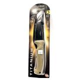Camillus Titanium full tang gut hook knife 9.25
