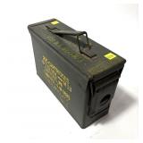 Small metal ammo can
