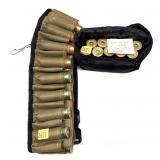 Lot: Bandoleer of 0 Buck & #6 shotshells,