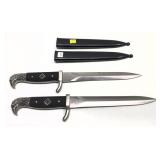 Lot: 2 Reproduction WWII German Knives with