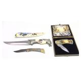 Lot: Decorative Wolf Knife with sheath,