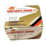 Box of .38 SPL +P 129-grain jacketed hollow point