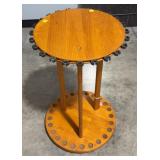 Revolving wooden rod rack for 24 poles -NO