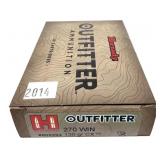 Box of .270 WIN 130-grain CX Hornady Outfitter
