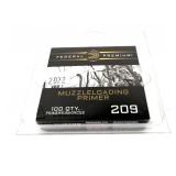 Package of Federal 209 muzzleloading primers,