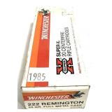 Box of .222 REM 55-grain FMC Winchester