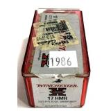 Box of .17 HMR Winchester Gamepoint cartridges,