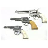 Lot, 3 vintage cap guns includes Marshall,