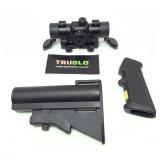 Lot, Magpul ACS stock with pistol grip and Truglo