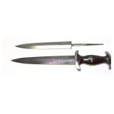 Lot: German WWII Dagger with Dagger blade,