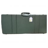 Green hard gun case, 29" x 12"