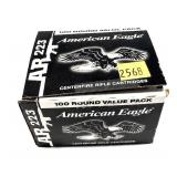 American Eagle .223 Rem Cartridges- 100 Rounds