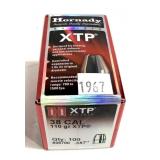 Box of .38 Cal.(.357) 110-grain XTP Hornady