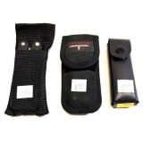 Lot: 2 Multi Tools and Pocket knife with sheaths