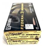 x2- Boxes of 6.5 Creedmoor 130-grain open tip