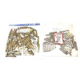 Lot, 2 bags .30-06 cases, 63 brass and 40 chrome