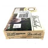 Box of .340 Wby. Mag 250-grain partition