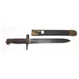 Bayonet with scabbard