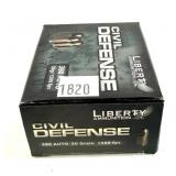Box of .380 Auto 50-grain Civil Defense HP