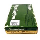 Box of 12 Ga. 2.75" Remington rifled HP slugs, 5