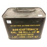 Spam can of .30 Cal. Ball M2 (.30-06) cartridges