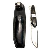 Buck 403 hunting knife w/ leather sheath