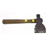 Vintage Phila Tool Co. axe with wooden handle