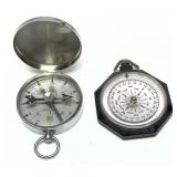 Lot: 2 Compasses