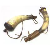 Lot: 2 Powder Horns