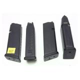 Lot, 4 Glock .45 Cal. 10-round magazines