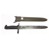 U.S. WWII bayonet marked 1942 with Scabbard