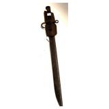 Japanese Arisaka Bayonet with scabbard and frog