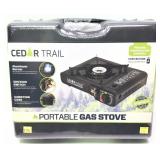 Cedar Trail Portable Gas Stove- In carry case, new
