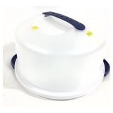 Plastic Cake Plate with carry handle