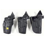 Lot, 3 assorted Safariland holsters for Smith &