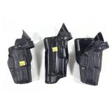 Lot, 3 assorted Safariland holsters for Smith &