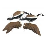 Lot: 2 Goose Flyer decoys - Marked Sport Plastic