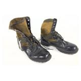 Pair of military Vietnam-era jungle boots, size