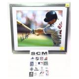 Wade Boggs signed, framed  photograph