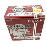 Box of 12 Ga. 2.75" No. 7.5 Fiocchi target loads,