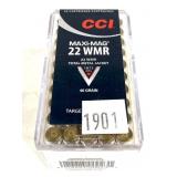 Box of CCI .22 Mag Maxi-Mag cartridges, 50 Rds.