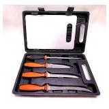 Knife Set with Cutting Board in case