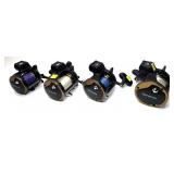Lot: 4 assorted Sealine reels