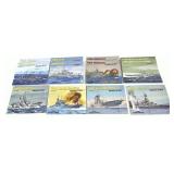 Lot: 12 assorted Squadron Signal USS Ship Books