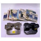 Lot: 2 Vintage Viewmasters w/ Assorted