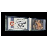 Anheuser-Busch Natural Light beer light-up sign,