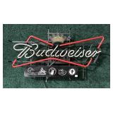 Budweiser neon sign, 16 1/2" x 31"