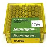 Brick of .22 LR Remington cartridges, 100 rounds