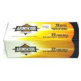 Brick of .22 LR HP Armscor cartridges, 500 rounds