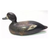 Hen Blue Bill Wooden Carved Duck Decoy, St.